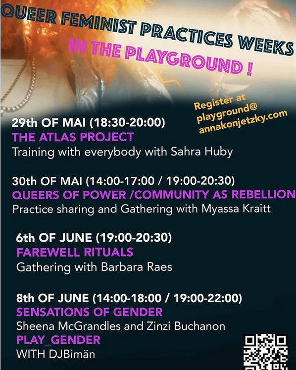 Queer Feministic Practice Weeks im PLAYGROUND (Anna Konjetzky)